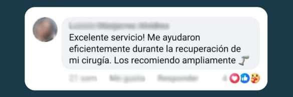 Testimonio paciente fisioterapia postoperatoria — Clínica ADAPTA Chihuahua