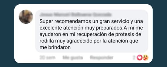 Testimonio paciente rehabilitación postquirúrgica rodilla — ADAPTA Chihuahua